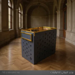 عربة بخور ترولي سطح ستانلس ستيل مع درج تخزين الدخون