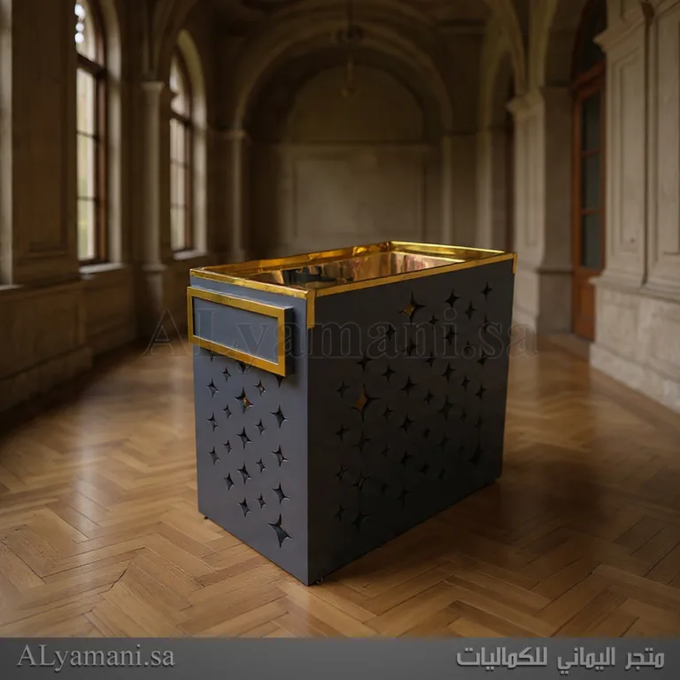 عربة بخور ترولي سطح ستانلس ستيل مع درج تخزين الدخون
