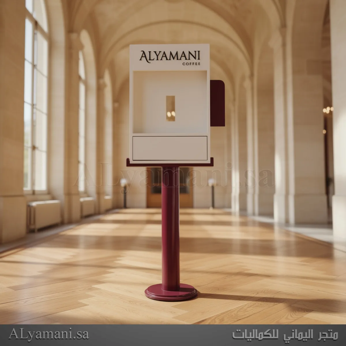 ميني بار قهوة متنقل للضيافة والكيترنق بتصميم فاخر سهل النقل والتركيب للمناسبات والفعاليات