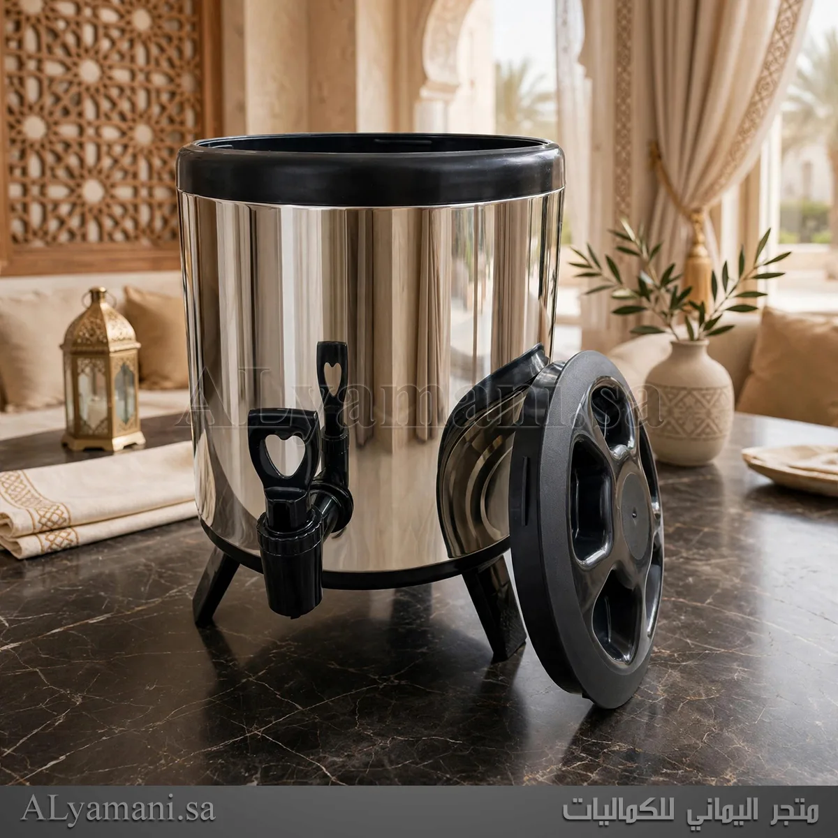 ترمس شاي وقهوة ستيل 304 مع غطاء سهل الفتح